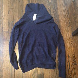 Gap Cowl Neck Navy Sweater
